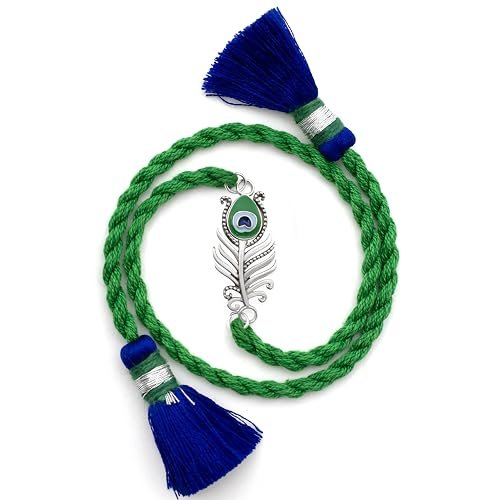 925 Sterling Silver Morpankh Rakhi